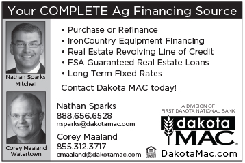 Your Complete Ag Financing Source: Purchase or Refinance, IronCountry Equipment Financing, Real Estate Revolving Line of Credit, FSA Guaranteed Real Estate Loans, Long Term Fixed Rates, Contact Dakota MAC today!